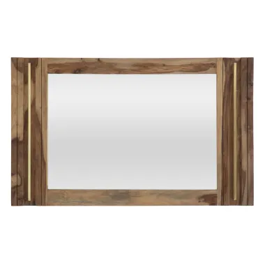 LUSTRO ELEGANT SHEESHAM 120X3X73 cm (WYMIAR WEWNĘTRZNY 57X84 cm)